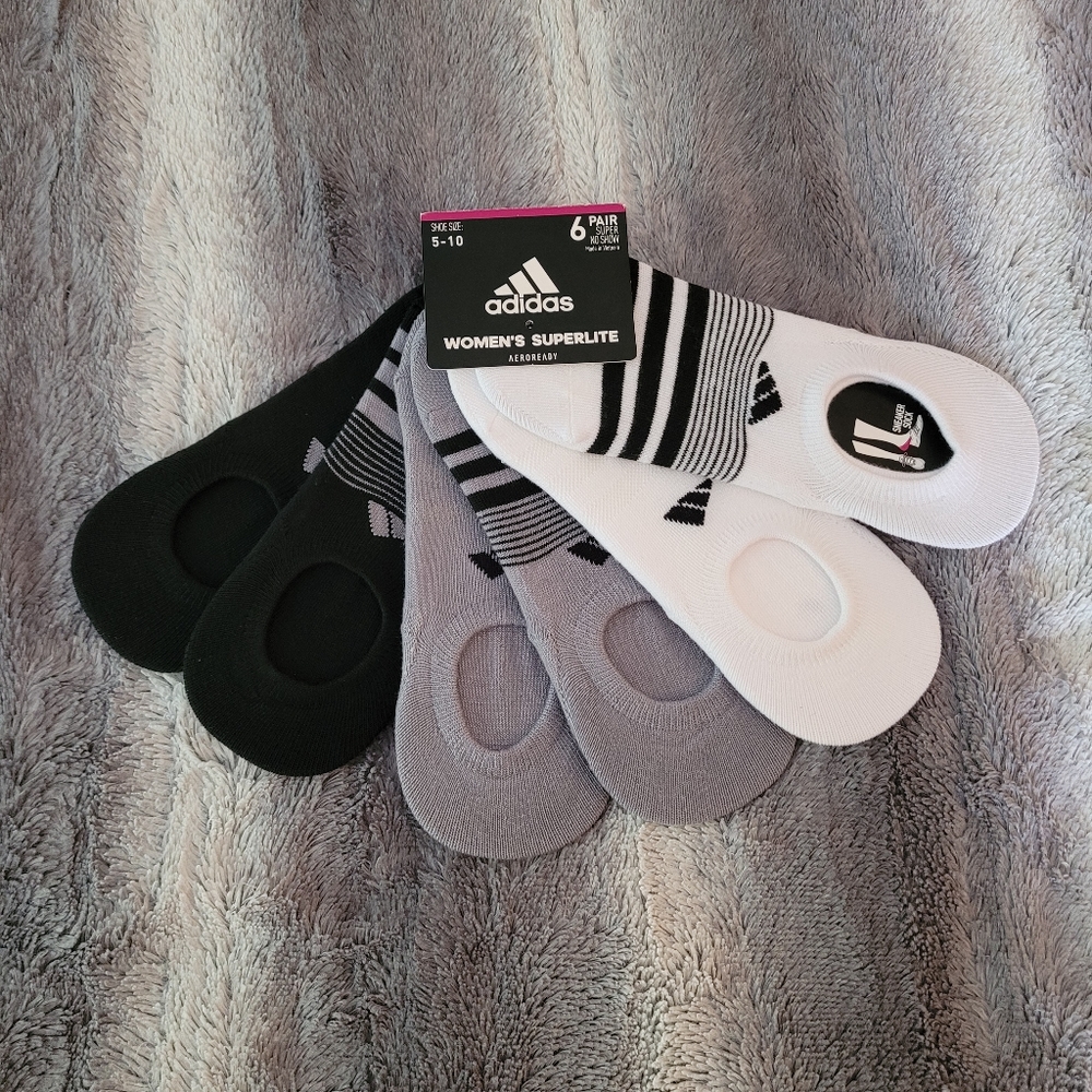 Adidas no show socks NWT